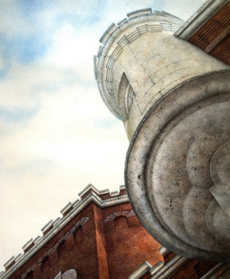 "It's a Beautiful Day" by Yoko Asari, original watercolour painting